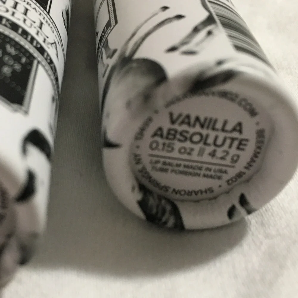 (2) Beekman 1802 Vanilla Absolute Lip Balm .15 oz Goat Milk Made in the USA